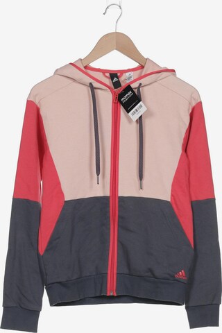 ADIDAS PERFORMANCE Sweatshirt & Zip-Up Hoodie in S in Pink: front