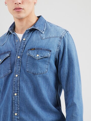 Lee Regular Fit Hemd 'REGULAR WESTERN' in Blau