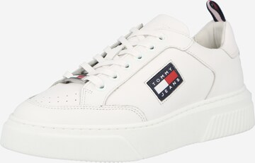 Tommy Jeans Sneakers 'Elevated Flatform' in White: front