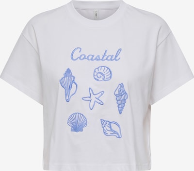 Marškinėliai 'ONLANNBEL' iš ONLY, spalva – sodri mėlyna („karališka“) / balta, Prekių apžvalga