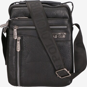 Northampton Polo Club Crossbody Bag in Black: front