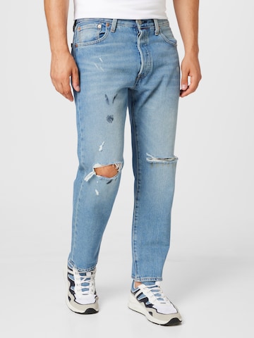 LEVI'S ® Regular Jeans '501  93 Shorts' in Blauw: voorkant
