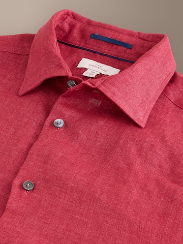Next - Ajuste regular Camisa 'Signature' en rojo