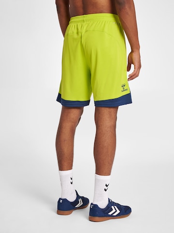 Hummel Regular Sportshorts 'Lead Poly' in Grün