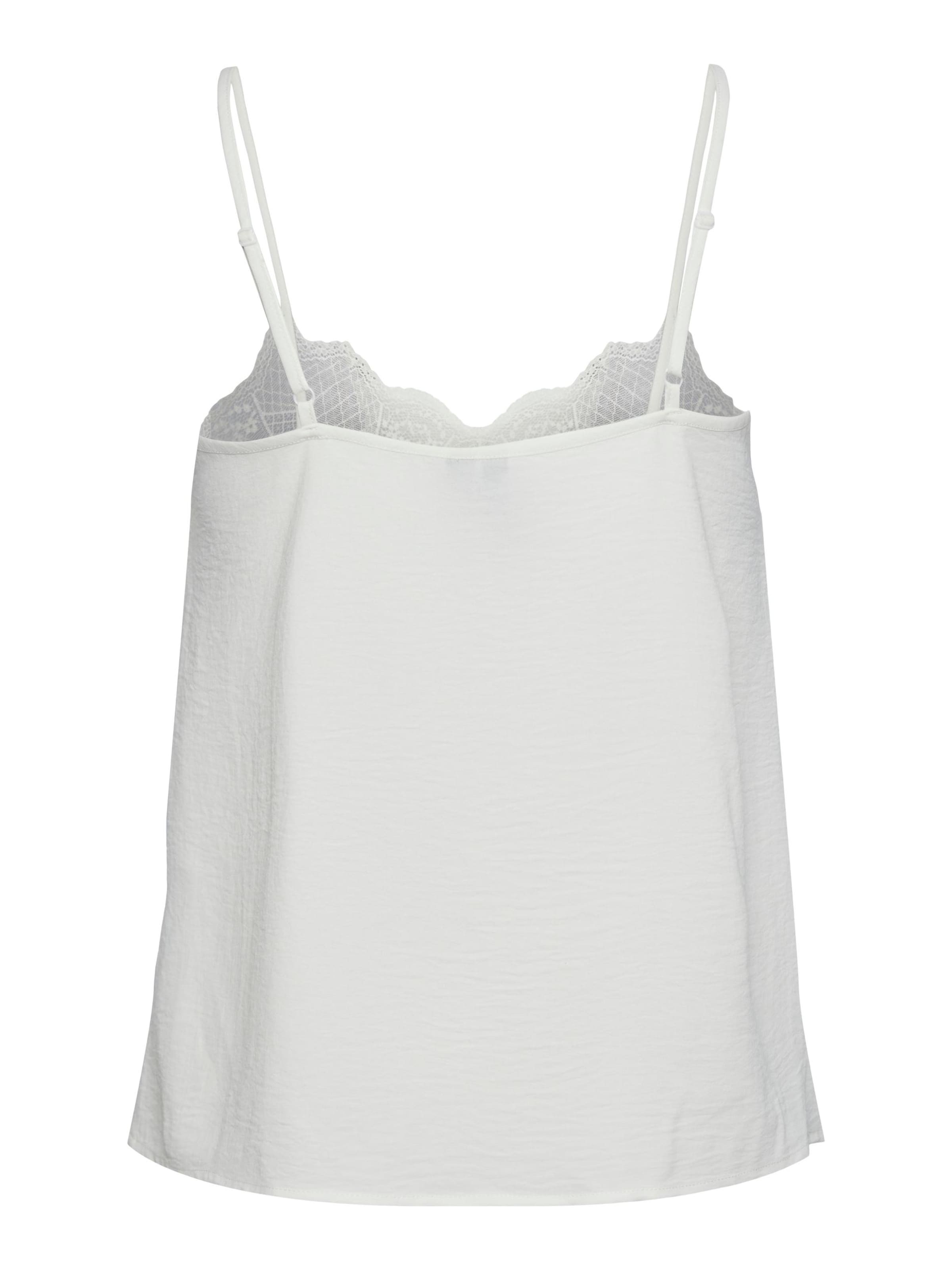 PIECES Top 'TIFFANY' in White