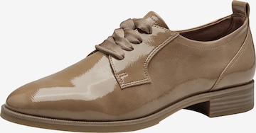 TAMARIS Lace-Up Shoes in Brown: front