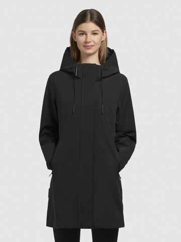 khujo Jacke 'IZAF3' in Schwarz: Vorderseite