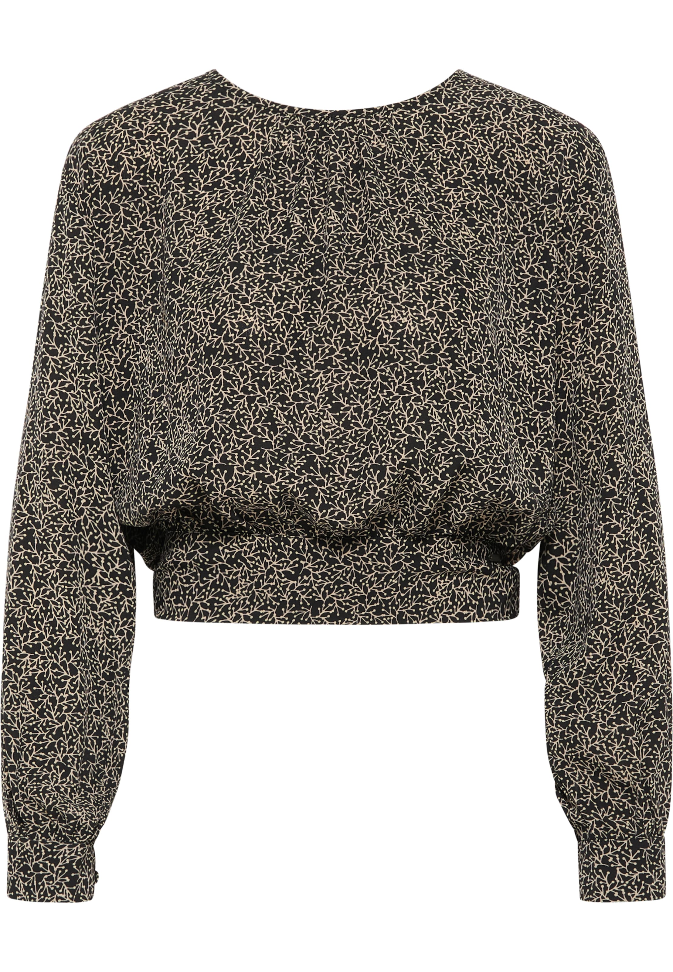 DreiMaster Klassik Pluus, värv must: eest vaates