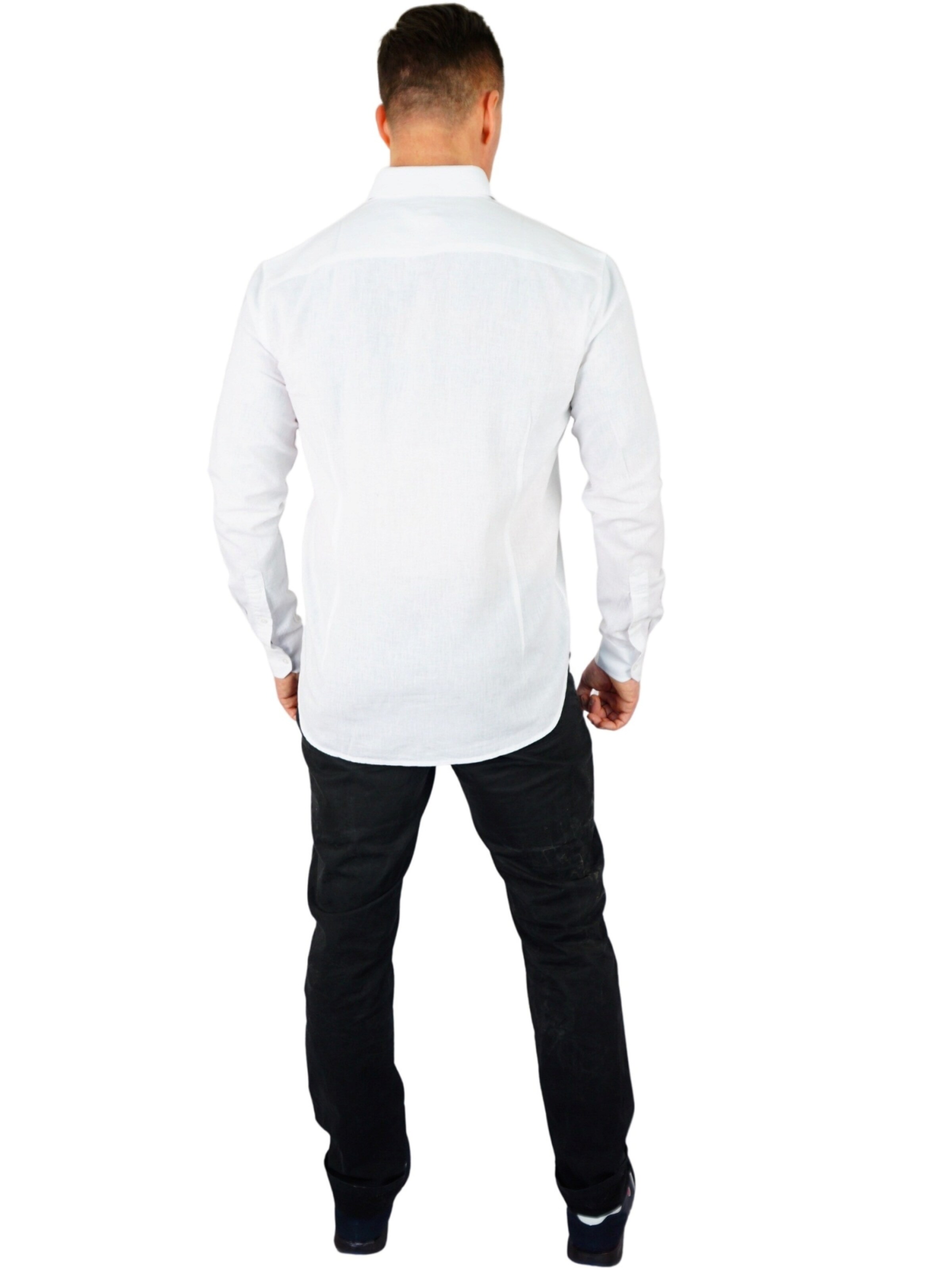 U.S. POLO ASSN. Regular Fit Skjorte i hvid