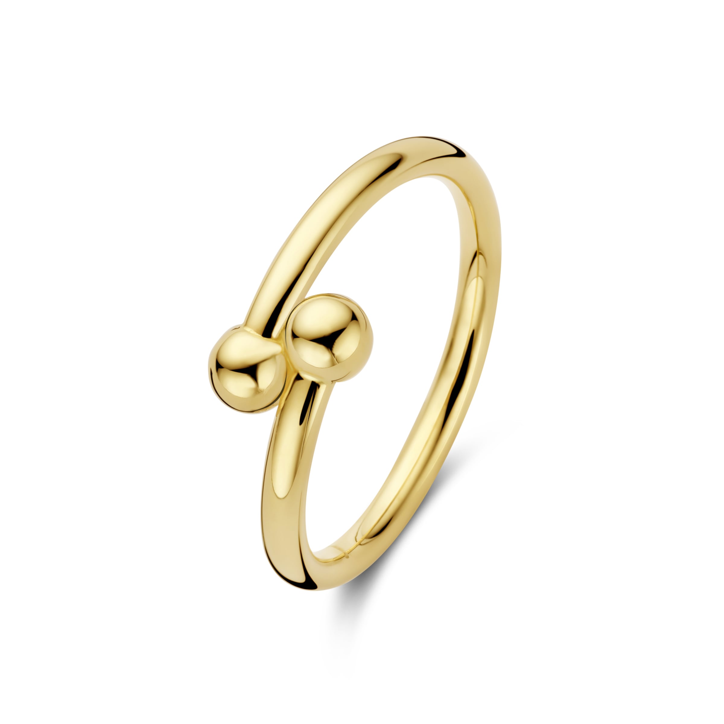 Isabel Bernard Ring in Gold: front