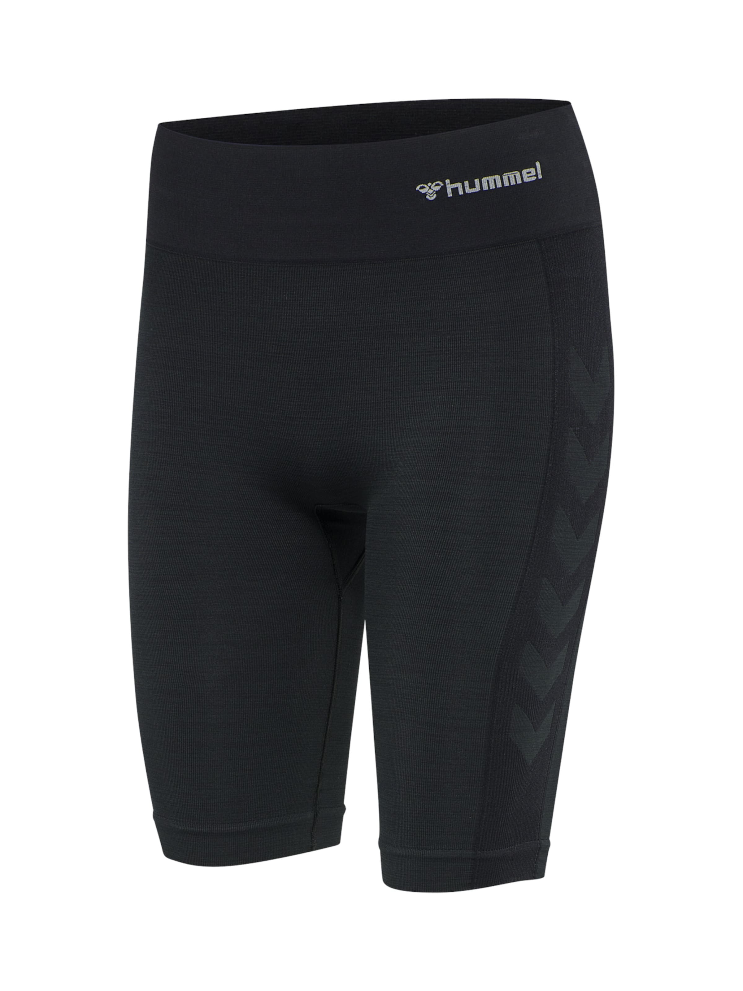 Hummel Skinny Παντελόνι φόρμας σε μαύρο: μπροστά