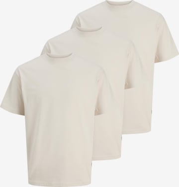 JACK & JONES Shirt 'Organic Relaxed' in Wit: voorkant