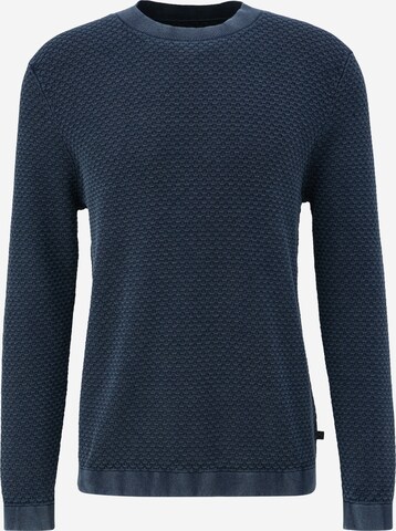 Pull-over QS en bleu : devant