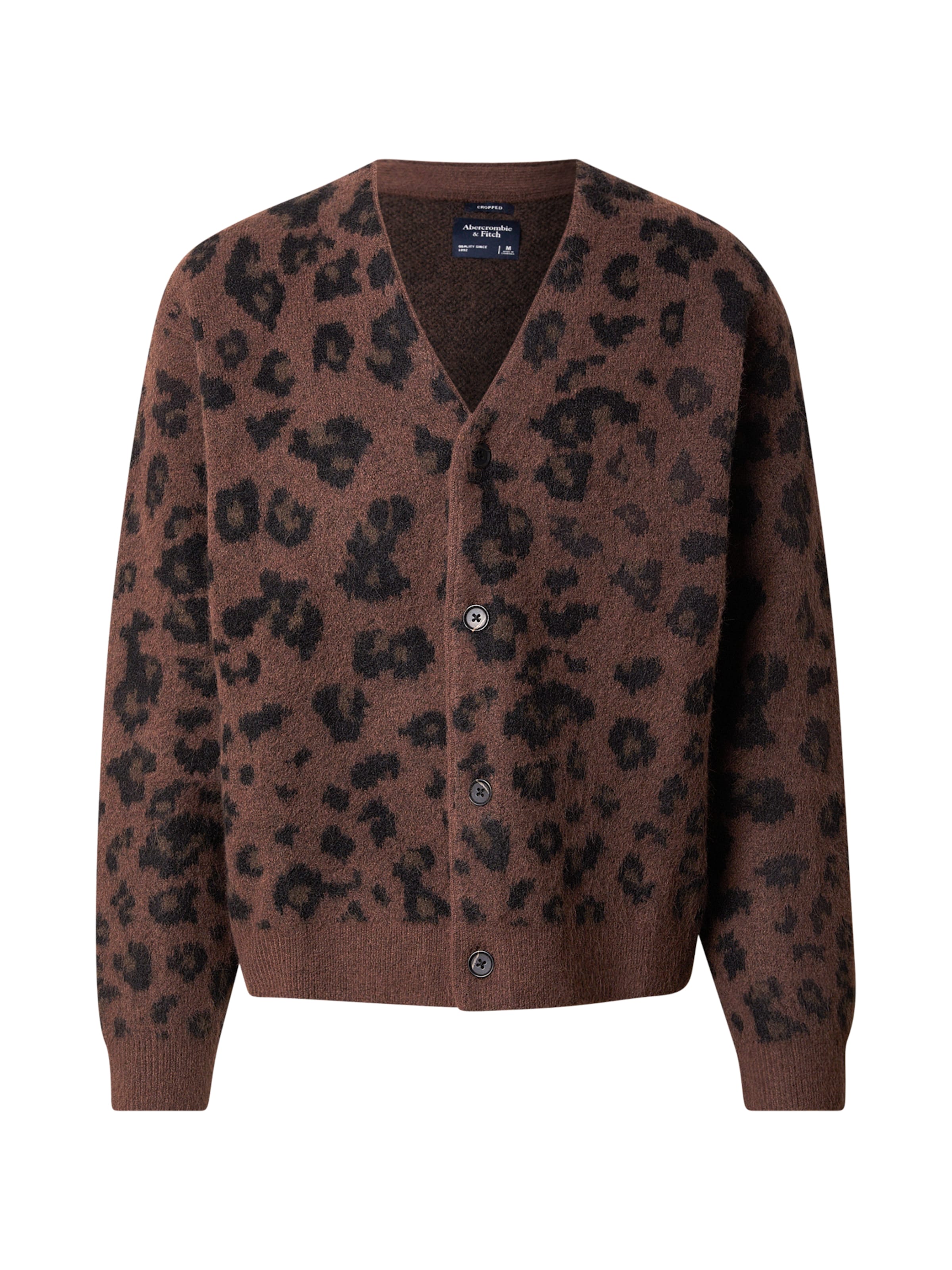 Abercrombie & Fitch - Cárdigan en marrón: frente