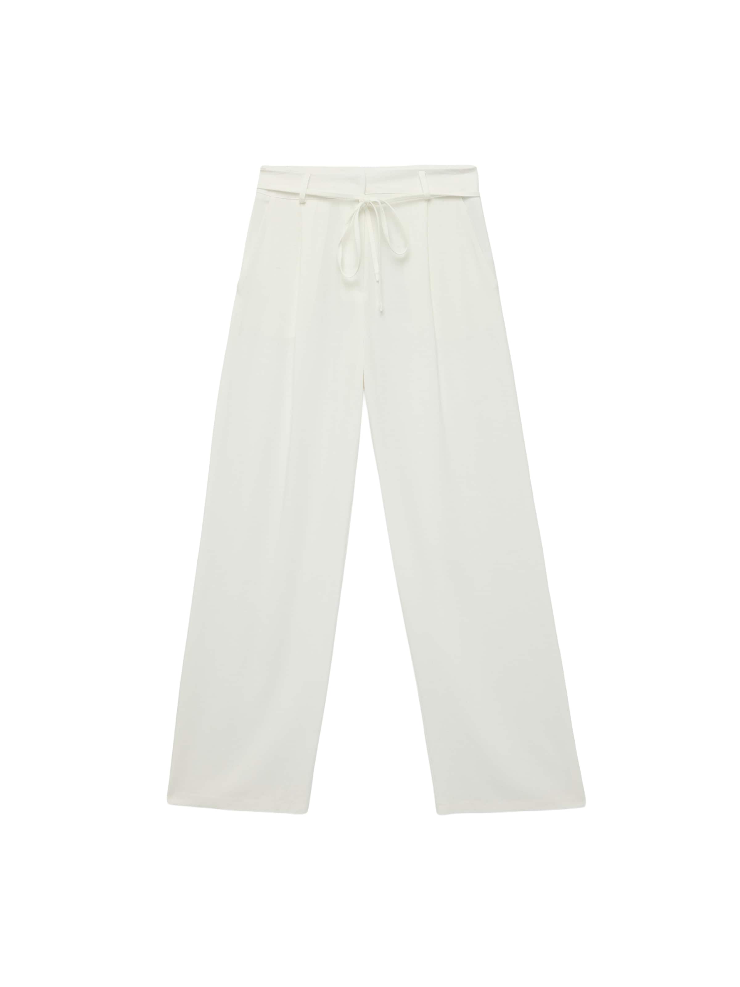 Koton Pleat-front trousers in 32/Regular in Off white, Item view
