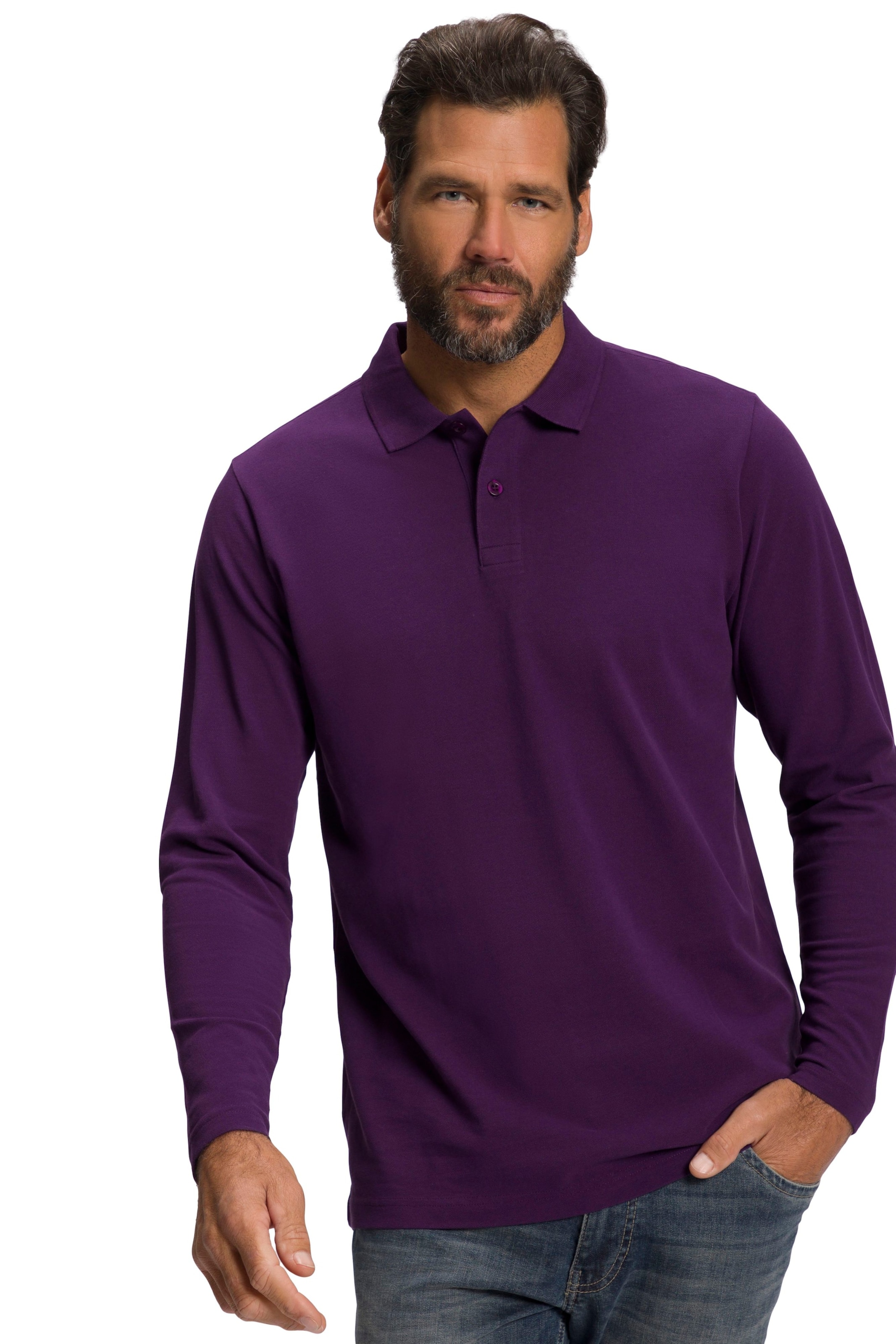 JP1880 Shirt in Purple: front