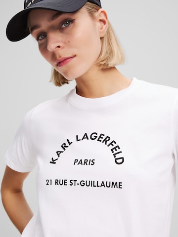 T-shirt 'Rue St-Guillaume' Karl Lagerfeld en blanc