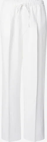 balta WEEKDAY Laisvas Kelnės su kantu: priekis