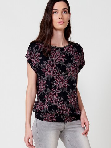 Tricou de la KOROSHI pe negru: față