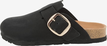 Piece Of Mind Clogs 'Comfort' in Black: front
