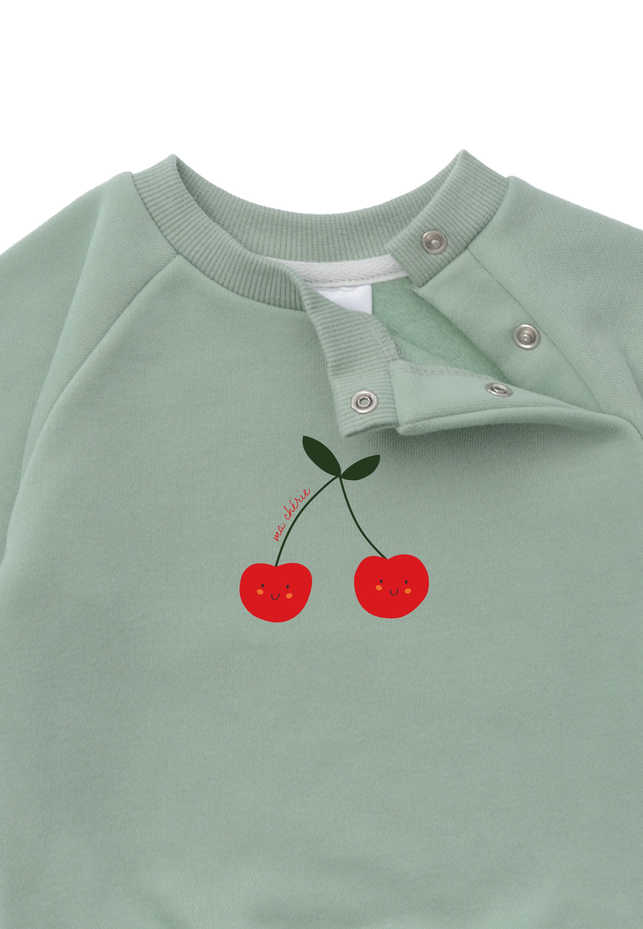 LILIPUT Sweatshirt 'Kirsche' in Grün