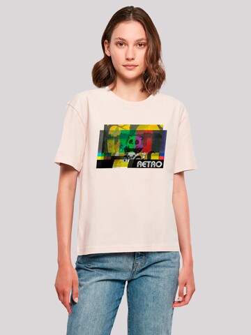 F4NT4STIC Shirt 'Heroes of Childhood Tao Tao Cassette' in Pink: front