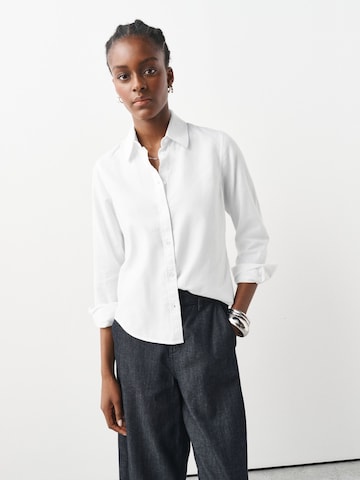 Chemisier Next en blanc : devant
