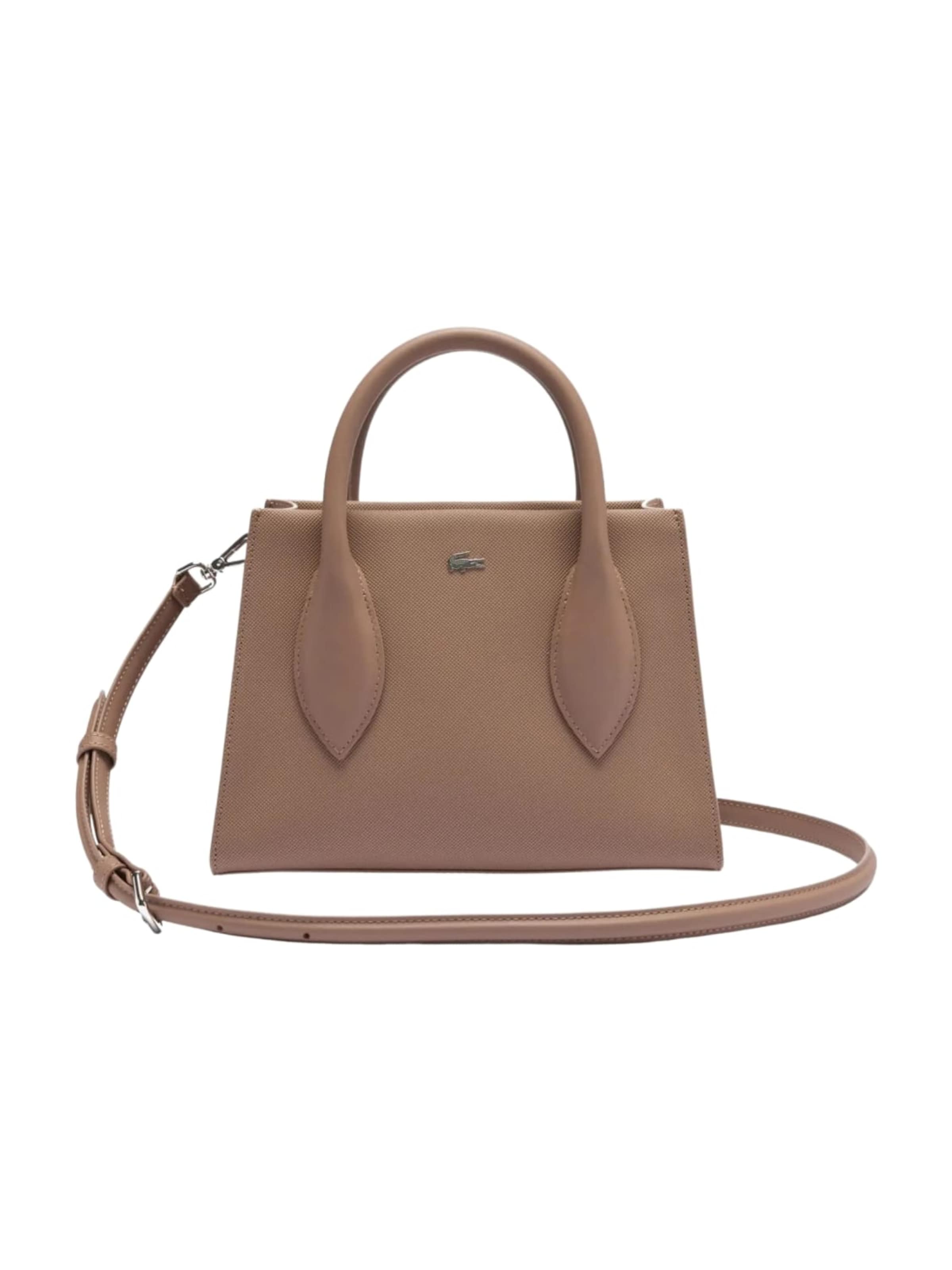 LACOSTE Handtas 'Lacoste Sac à main Daily City Taupe' in Beige: voorkant