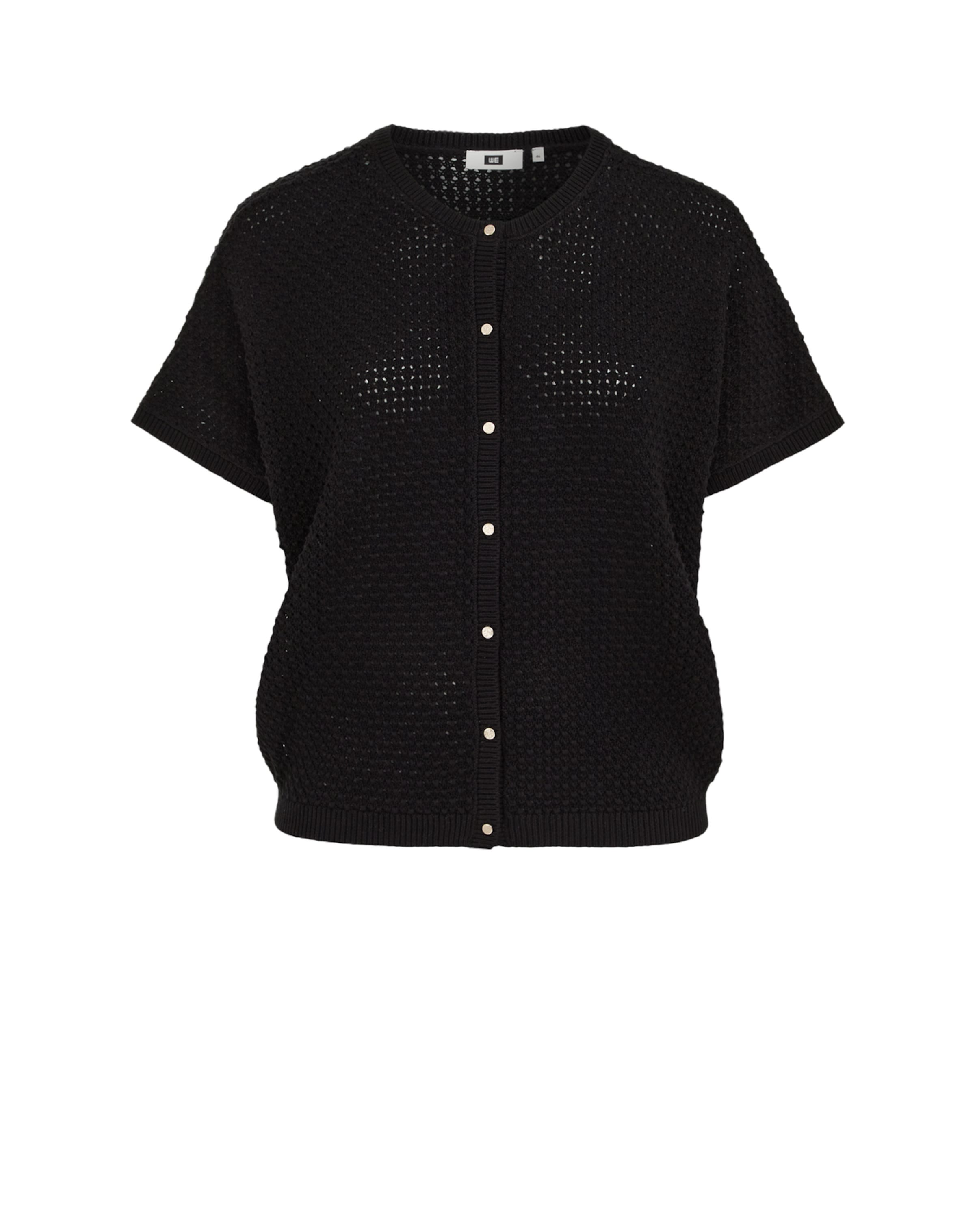 WE Fashion - Cárdigan en negro: frente