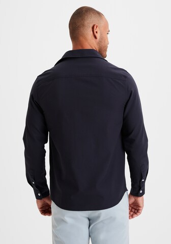 H.I.S Regular fit Button Up Shirt 'EM LBG' in Blue