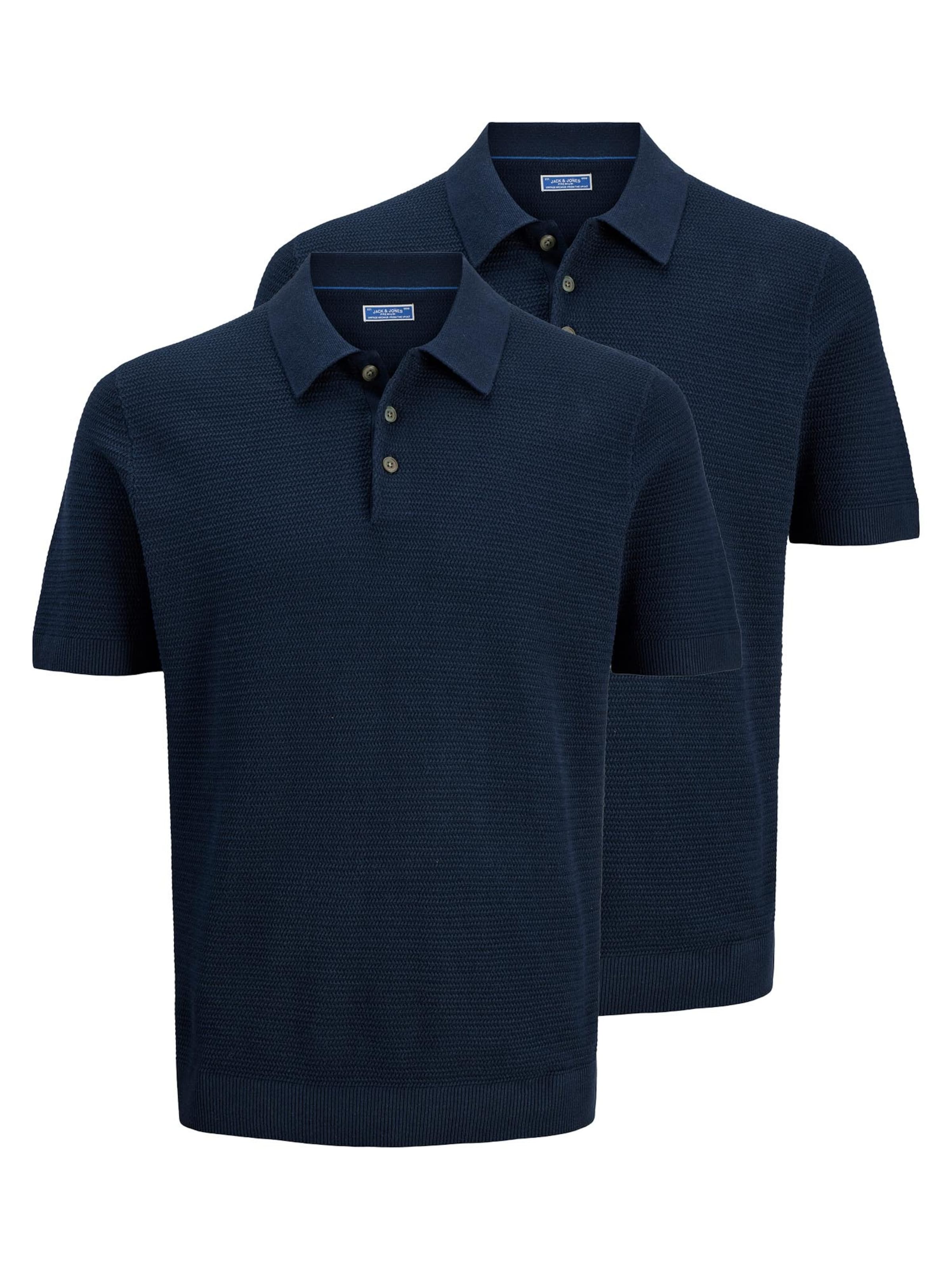 JACK & JONES Shirt 'Bluriley'‌‌‌‌ in dunkelblau, Produktansicht