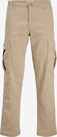 Pantalon cargo 'JPSTKANE JONNIE' JACK & JONES en beige : devant