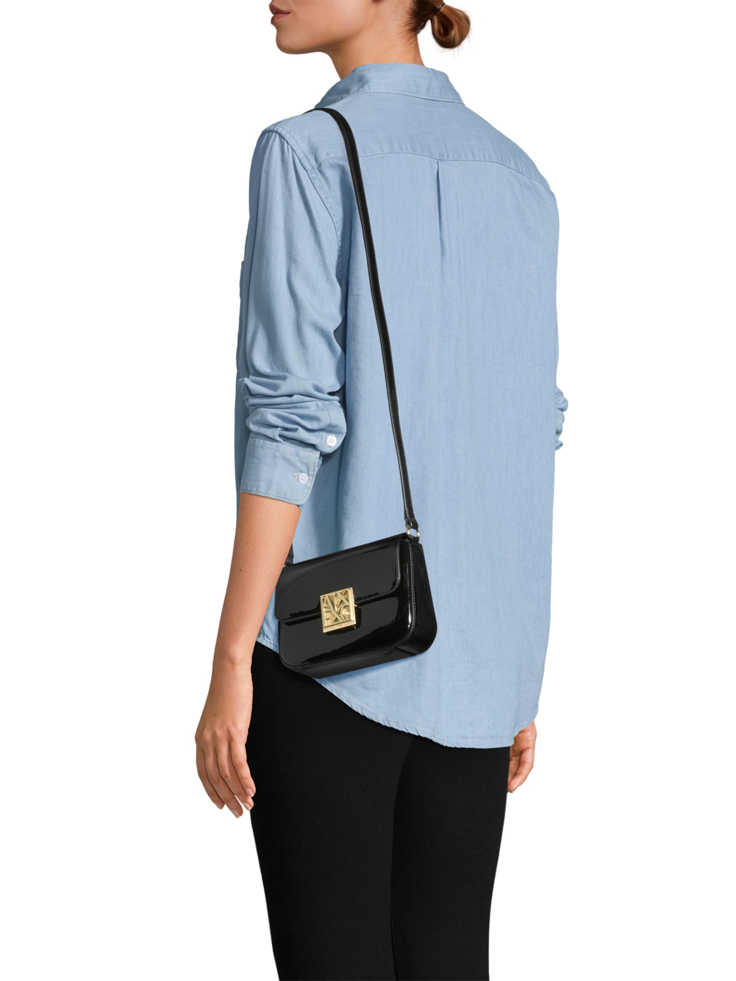 Sac à bandoulière 'AMY' ARMANI EXCHANGE en noir