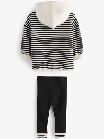 Next Set: Sweatshirt und Leggings in Schwarz
