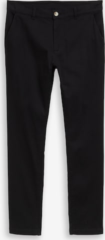 TOM TAILOR Панталон Chino в черно: отпред