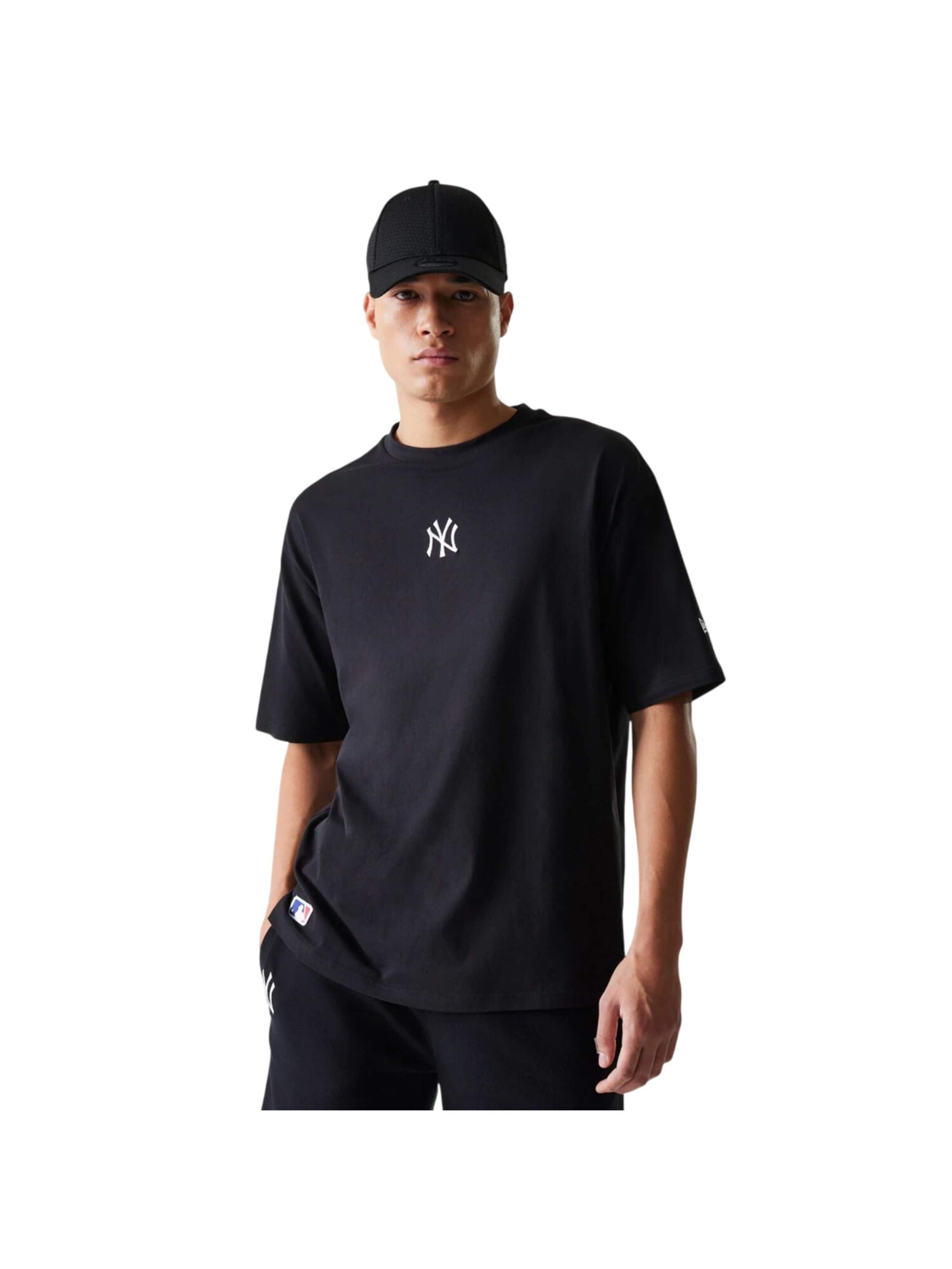 NEW ERA Shirt 'MLB Oversized League Essential New York Yankees' in Black: front