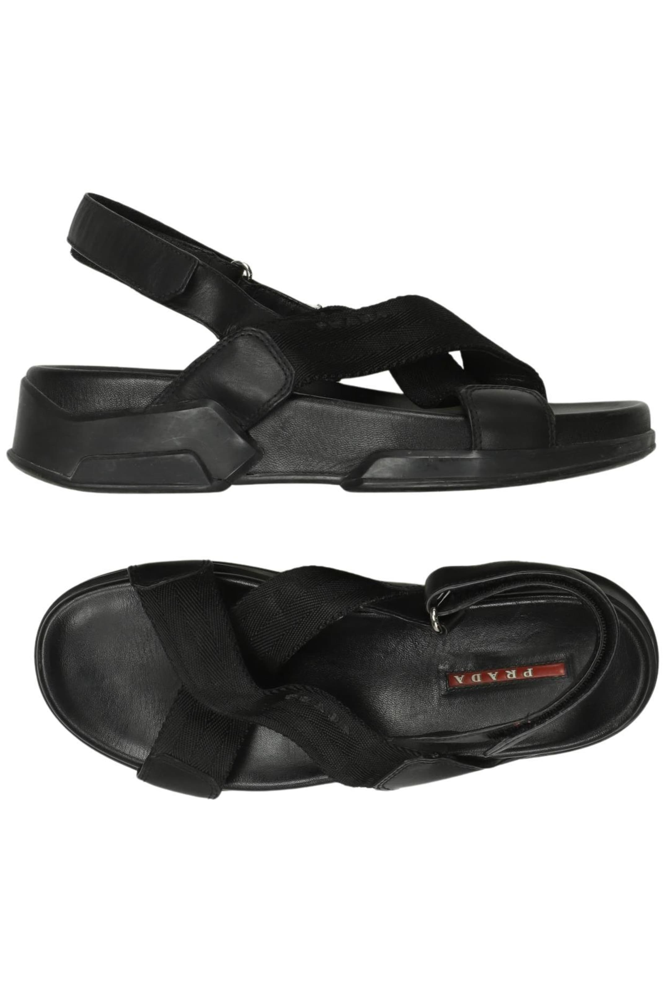 PRADA Sandals & High-Heeled Sandals in 40,5 in Black, Item view