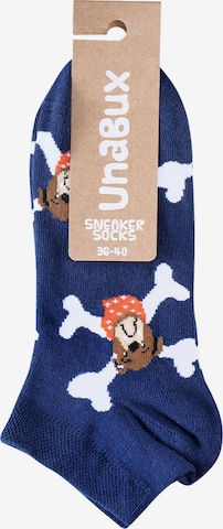 UNABUX Socks in Blue: front