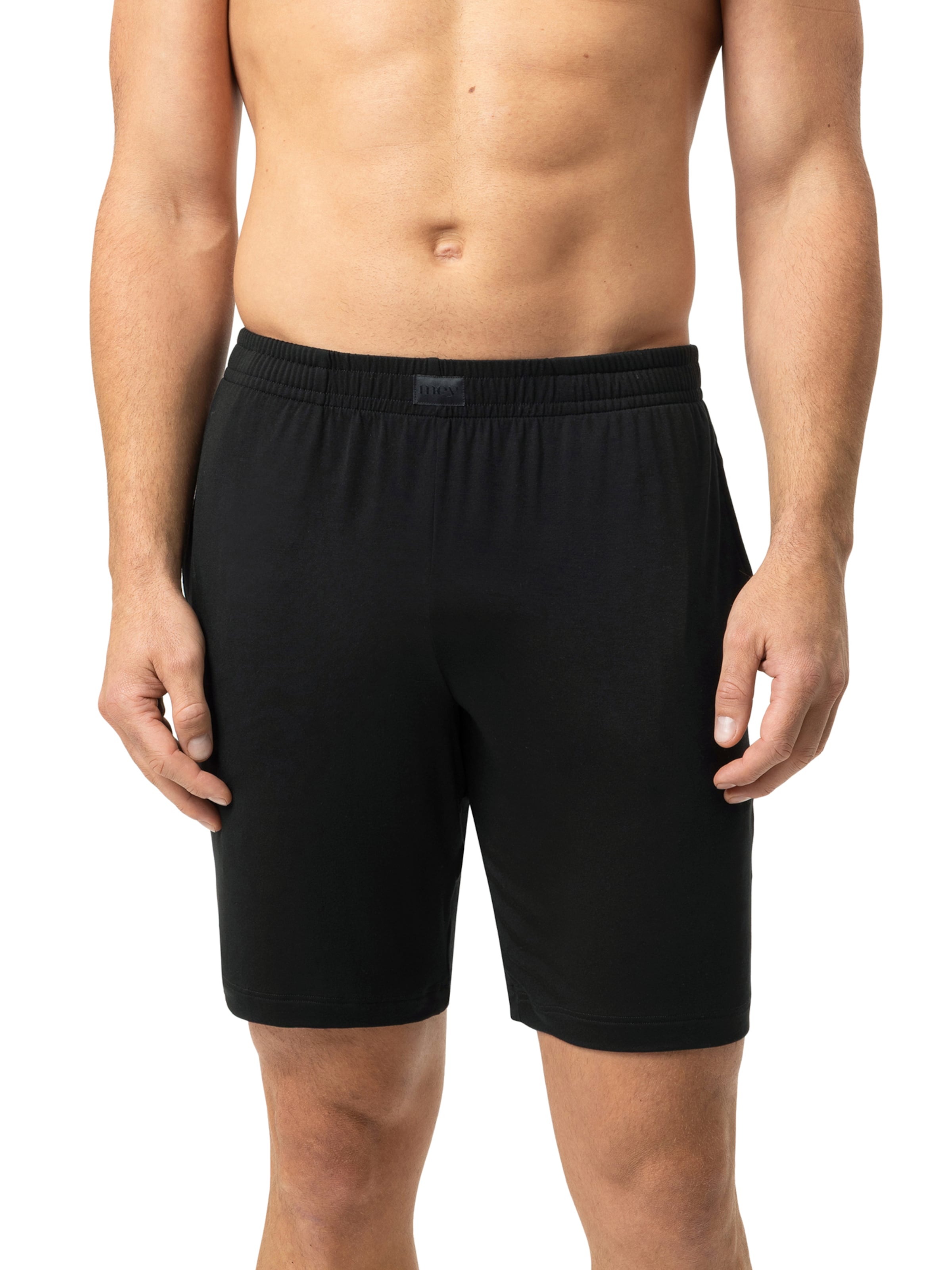 Mey Pajama pants 'Jefferson' in Black: front