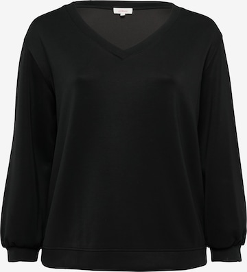 Sweat-shirt s.Oliver en noir : devant