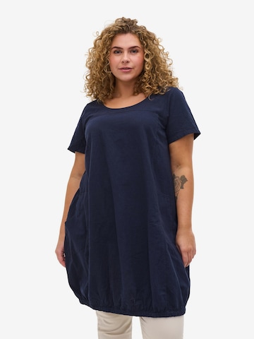 Zizzi Kleid 'Jeasy' in Blau