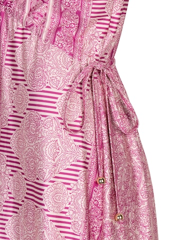 Chic by Lirette Dress 'Kimono Lotus Guna' in Pink