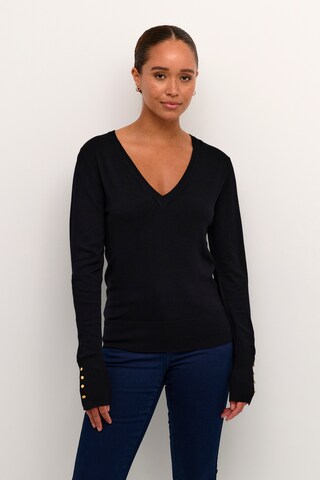 Pull-over 'Lizza' Kaffe en noir : devant