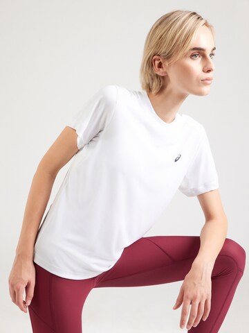 Tricou funcțional 'COURT' de la ASICS pe alb: față