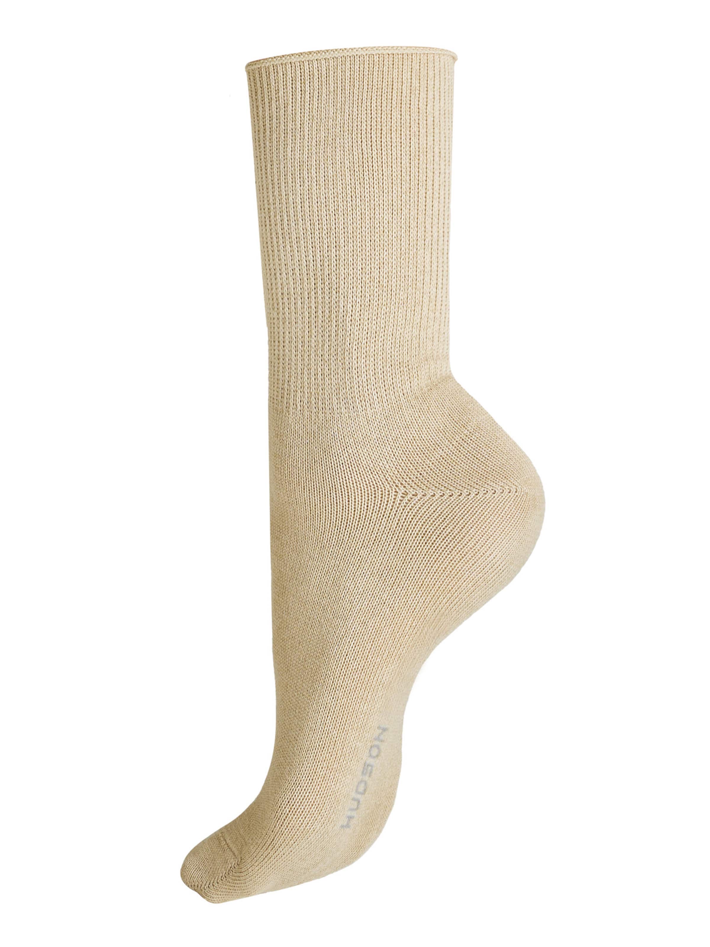 Hudson Sokken 'Relax Soft' in Beige: voorkant