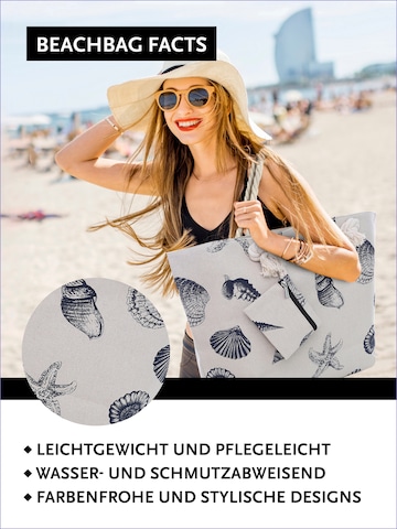 DonDon Beach Bag in Beige: front