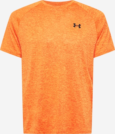 UNDER ARMOUR Functioneel shirt 'Tech 2.0' in de kleur Oranje / Zwart, Productweergave