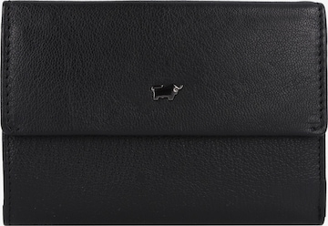 Braun Büffel Wallet 'Anna' in Black: front