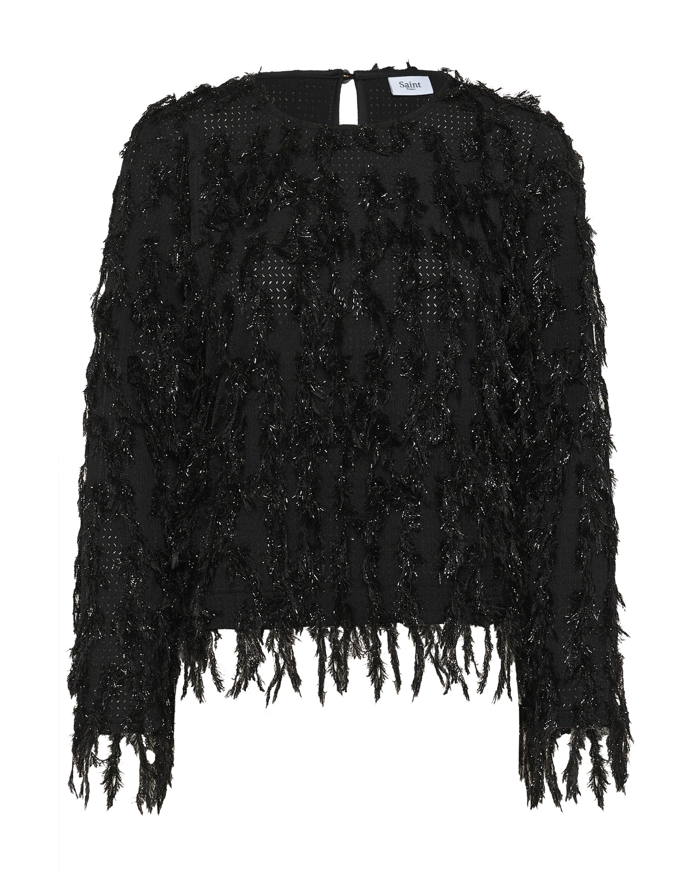 SAINT TROPEZ Blouse 'SZNinette' in Black: front