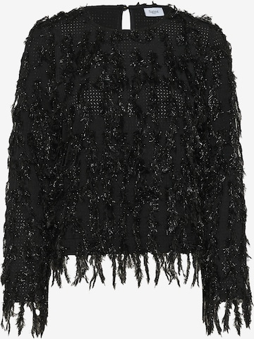 SAINT TROPEZ Bluse 'SZNinette' in Schwarz: Vorderseite